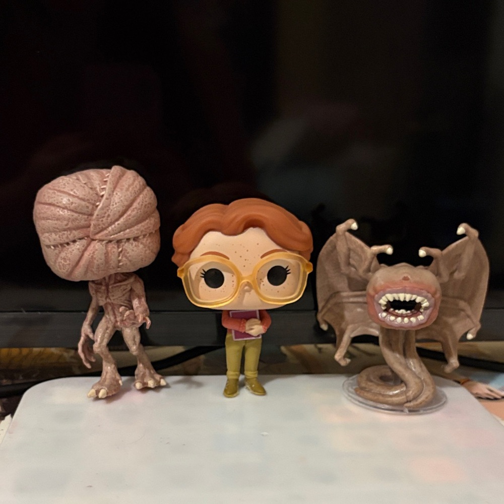 Stranger Things Funko Pops set of 4